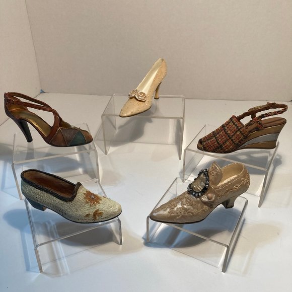 Lot of 5  Miniature Just the Right Shoe type collectible - Picture 1 of 16